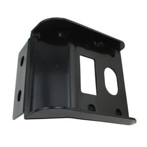 Support de fixation soudé en métal de précision <span class=keywords><strong>sur</strong></span> <span class=keywords><strong>mesure</strong></span>, support de fabrication en acier au carbone thermolaqué noir pour châssis automobile - Product Image 4