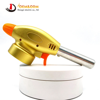 Style classique barbecue Camping cuisine Butane chauffage briquet Jet torche pistolet à flamme coup torche à gaz pour la cuisson et les cigarettes