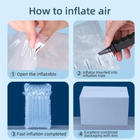 Rouleau de colonnes d'air en PE/PA pour emballage gonflable antichoc de bouteilles de vin – Protection d'expédition en gros