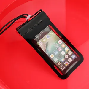 Sıcak ürün PU su geçirmez cep telefonu kılıfı Debossed Logo su geçirmez cep telefonu çantası