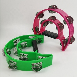 Mini Tambourin à une ou deux rangées, Instrument à main en plastique <span class=keywords><strong>pour</strong></span> KTV, Idéal <span class=keywords><strong>pour</strong></span> la rentrée scolaire, Prix d'usine - Product Image 3