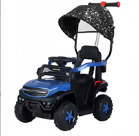 Voitures à pédales populaires avec poignée de poussée et barre de protection pour enfants, jouets pour enfants, voiture à 4 roues