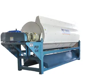 Mineral separator Vertical Ring High Gradient Magnetic Separator upper part feeds the dry magnetic separator for ore saparating