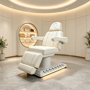 Cama de Belleza Blanca de Alta Calidad, Silla Facial Eléctrica, Cama de Esteticista Reclinable, Cama de Masaje, Cama de Belleza Eléctrica con Motores - Product Image 2