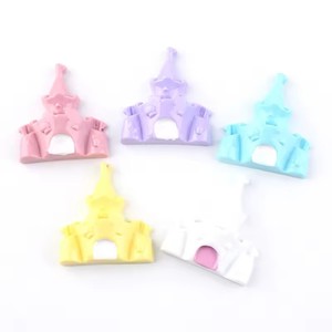 Alta calidad princesa Castillo diseño teléfono caso accesorio gran oferta DIY Flatback resina cabujón recuerdo - Product Image 1