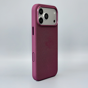 Étui de luxe L217 en tissu technique anti-traces de doigts pour iPhone 17 18 Pro Max, coque magnétique animée en tissu - Product Image 3