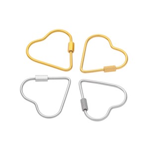 Heart-Shaped Stainless Steel Buckle Gold Plated For <b>Bracelet</b> Making DIY Jewelry Accessory - Product Image 5