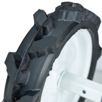 Nouvelle remorque de tracteur miniature de haute qualité avec pneus en caoutchouc 15x400-8, axe de 32 mm, capacité de charge de 200 kg