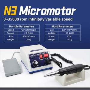 Laboratorio dentale mano maratona N3 micromotore E-TYPE lucidatura 35000 RPM odontoiatrico laboratorio dentista trapani unghie macchine utensili - Product Image 2