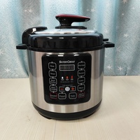 En stock Usine Directe Nouveau 6L Multicuiseur Revêtement Antiadhésif Pot Intérieur Ménage Coocker Autocuiseur Électrique