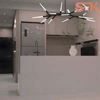 Maison conteneur de luxe à 2 chambres, kits de cabines préfabriquées en acier pour hôtels, maisons de luxe, maison capsule