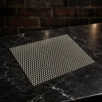 Tôle en métal déployé à micro-ouvertures en alliage personnalisé (acier inoxydable, cuivre, titane) pour panneaux de cartouches filtrantes