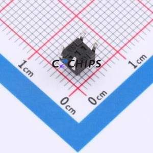 ZX-QC4545-5.0CJ Tactile Switch DIP Switch Single Pole Single Throw Round Button 2.6N Through Hole - Product Image 2