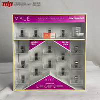 Présentoirs en acrylique personnalisés pour magasins de tabac TDP, présentoirs de comptoir avec éclairage LED RVB, vitrine pour tabac et snus