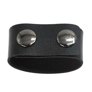 หัวเข็มขัดแบบสแนปสำหรับเข็มขัดกลางแจ้ง ทำจากหนัง PU สีดำ หัวเข็มขัดแบบสี่ในหนึ่งสำหรับกีฬากลางแจ้ง - Product Image 4