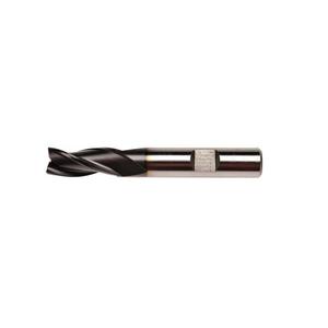 Hss Co Cutter Ta1415 TiAlN Coated 30 Degree Helix Short For Slots 3 Cutting Edges Weldon Shank - Product Image 1