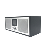 Radio rumah Retro, RADIO pemutar Radio nirkabel FM/AM/SW1-2 4BAND USB/TF/MP3/BT/AUX dapat diisi ulang