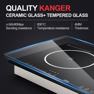 Mô Hình Mới 4000W Cảm Ứng Hob 2 Burner Cảm Ứng Bếp Điện Được Xây Dựng Trong Đôi Cảm Ứng Bếp - Product Image 3