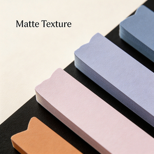 Blocs-notes adhésifs colorés dégradés, étiquettes indexées autocollantes pour le bureau et l'école, 30 à 150 pièces par bloc - Product Image 3