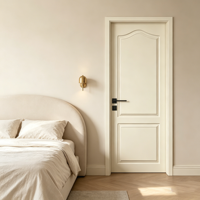 Porte intérieure WPC étanche à surface finie, design moderne, noyau massif, pour appartement, chambre, salon, salle de bain, cuisine, hôtel 1