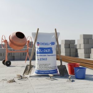 Additif pour béton de qualité industrielle Réducteur d'eau Type de rétention de l'écoulement Éther de polycarboxylate Superplastifiant PCE en poudre - Product Image 1