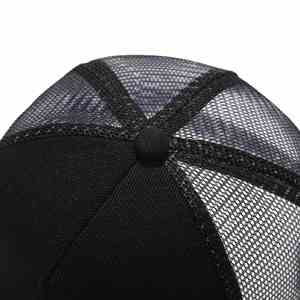 Gorra de béisbol de malla estilo hip-hop urbano para adultos, unisex, de verano, de 5 paneles, tipo trucker, con logotipo personalizado disponible, impresa con serigrafía. - Product Image 5