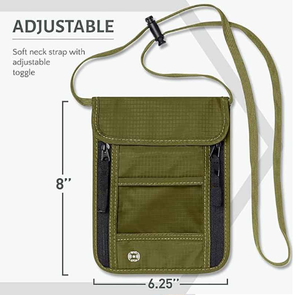 2025 nouveau RFID fronde taille carte organisateur famille titulaire cou support voyage passeport portefeuille Faraday sac 5.0 (3 avis) 303 vendu - Product Image 2