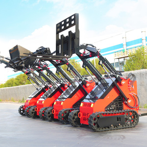 Minicargadora Agrícola Multifuncional de Bajo Consumo de Combustible con Joystick Hidráulico de Alta Elevación, 500 kg, Nueva para Jardín - Product Image 5
