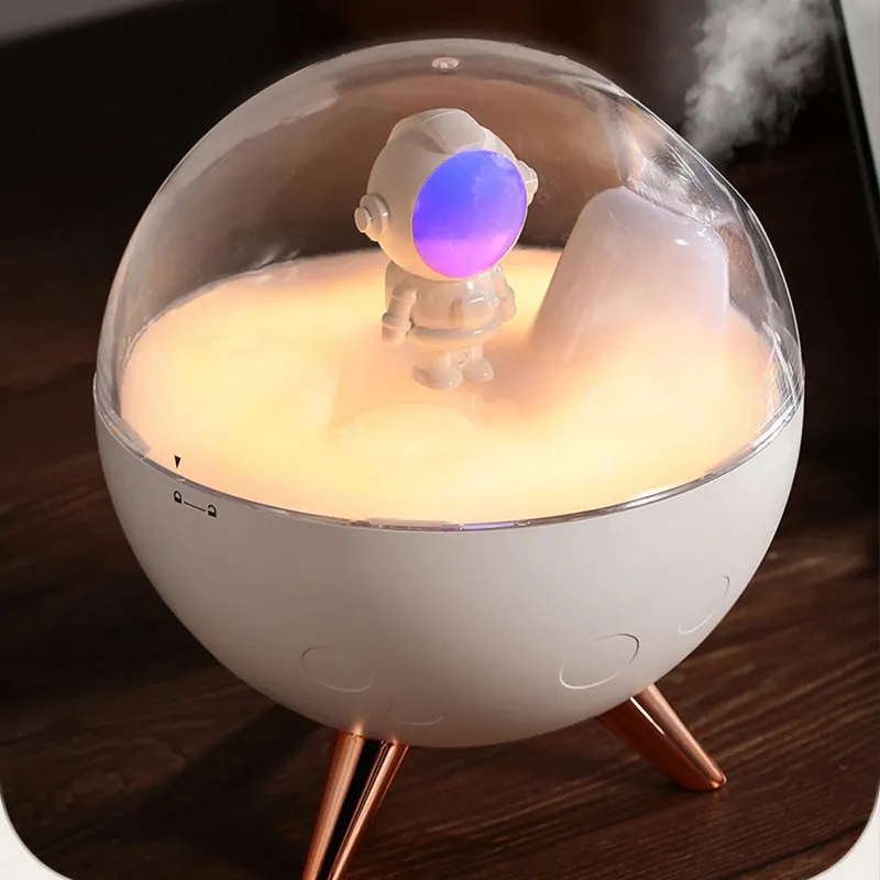 Neues Design Nano Spray Luftbe feuchter Mini USB Tragbares Home Schlafzimmer Büro Nachtlicht Astronaut Luftbe feuchter