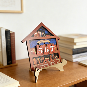 Cadeaux artisanaux en bois pour activités de bureau, fête, bricolage, bureau, <span class=keywords><strong>lecture</strong></span> de livres, enregistrement, planche en bois pour cadeaux - Product Image 6