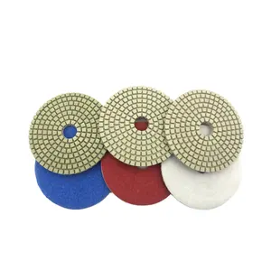 High Quality Abrasive Tools Wet Flexible Round Resin Bonded Polishing Pads for Granite Marble