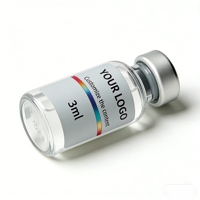 Étiquettes en vinyle à forte adhérence pour l'industrie des suppléments de peptides en poudre, marque privée, 3 ml, 5 ml, 10 ml