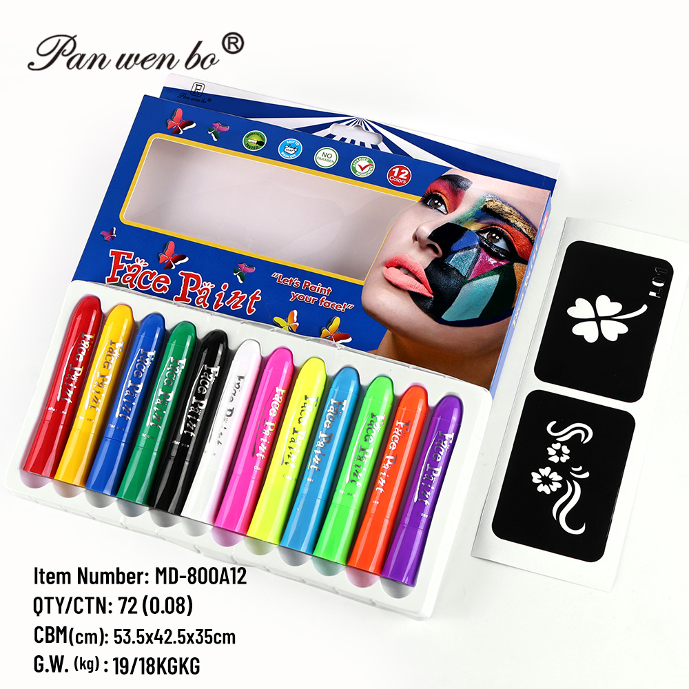 6 réguliers + 6 fluorescence MD-800A12