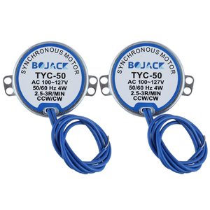 มอเตอร์ซิงโครนัส Bojack รุ่น TYC-50 AC 100-127V 50/60Hz 4W 2.5-3RPM CW/CCW แบบติดตั้งบนแผง - Product Image 1