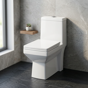 Salle de bain Articles sanitaires occidentaux Water Closet - Western WC Toilet Bowl Pedestal Basin Washdown One-Piece, Nigeria, Twyford, Ghana - Product Image 2