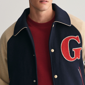 Chaqueta Varsity Personalizada de Alta Calidad para Hombre, Cortavientos, Transpirable, con Cuello Alto, Logotipo Frontal, Estilo Urbano para Invierno - Product Image 3