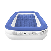 Lit d'avion gonflable portable pour enfants lit de voyage pour tout-petits matelas de voiture pour bébé lit d'air convient aux sièges économiques d'avion