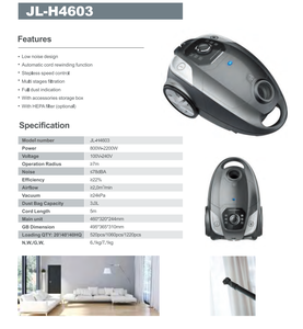 Aspirateur domestique grande capacité, aspirateur à cartouche - Product Image 5