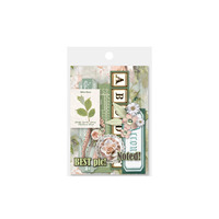 50 feuilles/paquet Pack de matériaux Série Jardin de poupées Matériaux de journalisation rétro Collage décoratif de base