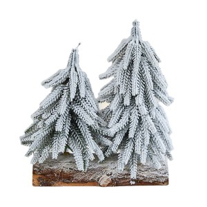 Mini <span class=keywords><strong>sapin</strong></span> de Noël en PE, décoration de table pour fenêtre ou maison, effet neige tombante - Product Image 6