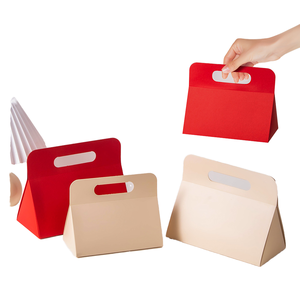 Creative Pink Mini Wedding Candy <b>Packaging</b> <b>Small</b> Sweet Birthday Party Gift <b>Box</b> Custom Logo Embossed Recyclable Paperboard Folder - Product Image 1