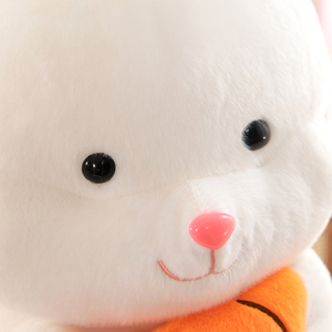 Odm חמוד גזר ארנב חתונה לזרוק סמרטוט בובה מכונת לתפוס כותנה בד פוליאסטר שטף הקלה הלחץ pp כותנה - Product Image 6