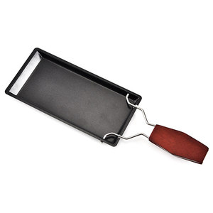 Plat de cuisson antiadhésif en fer pour <span class=keywords><strong>fromage</strong></span> fondu avec spatule, moule à <span class=keywords><strong>fromage</strong></span> pour four, barbecue, cuisine, restaurant, plateaux de service - Product Image 5