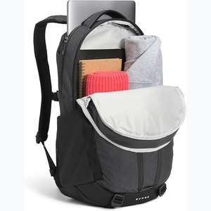 Sac à dos unisexe grande capacité de couleur unie de la marque TNF pour les lycéens, fermeture éclair, sac élégant et tendance, utilisation en extérieur - Product Image 2