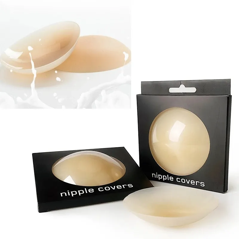 Reusable Invisible Adhesive Silicone Breast Chest Sticker Nipple Cover Bra Pasties Pad Petal Stickers