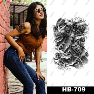 Tatuajes Temporales Ecológicos y No Tóxicos para Hombres y Mujeres, Arte Corporal, <span class=keywords><strong>Media</strong></span> Manga, <span class=keywords><strong>Pierna</strong></span>, Tribal, Falsos, Impermeables, Adhesivos - Product Image 2