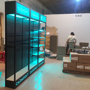 Fanghua kim loại <span class=keywords><strong>Pegboard</strong></span> di động nhỏ cửa hàng ý tưởng trang trí cho điện thoại di động cửa hàng thiết kế trang trí của điện thoại di động cửa hàng trang trí nội thất - Product Image 2