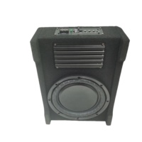 Subwoofer actif pour camion, à montage au sol, haut-parleur de basses alimenté pour système audio automobile, profil bas, basses profondes, 100W >90dB, OEM ODM Factory