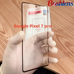 Vidrio con OCA para Google <span class=keywords><strong>Pixel</strong></span> 6 Pro, <span class=keywords><strong>Pixel</strong></span> 7 Pro, AG Grabado/Antihuellas, Pantalla Curva Impermeable, Vidrio OCA de Calidad Original - Product Image 1