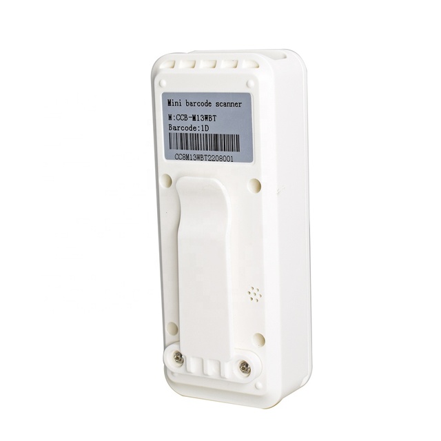 New Mini Portable Wireless 1D 2D Barcode Scanner Handheld QR Code Reader with Clip USB COM Stock
